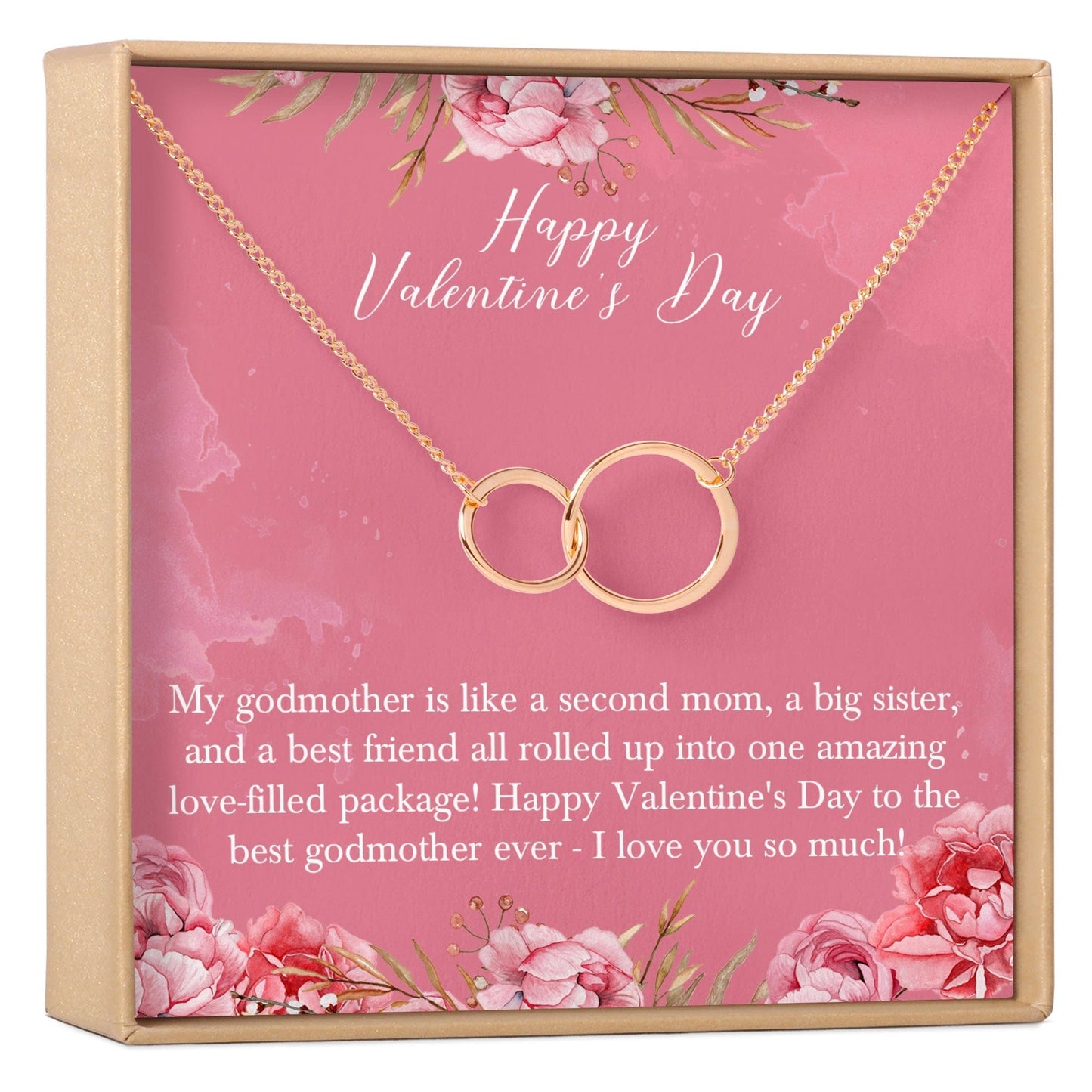 Valentine's Day Gift for Godmother Necklace