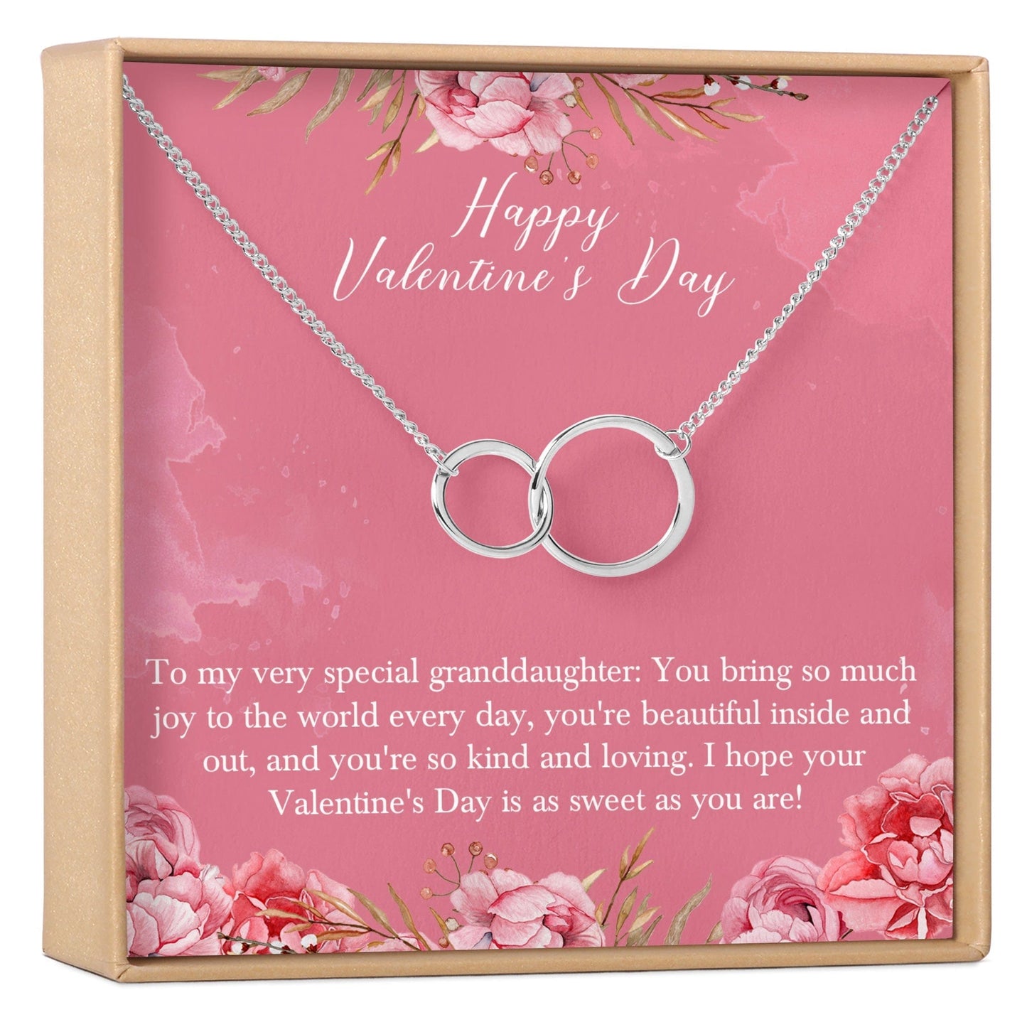 Valentine's Day Gift for Granddaughter Necklace