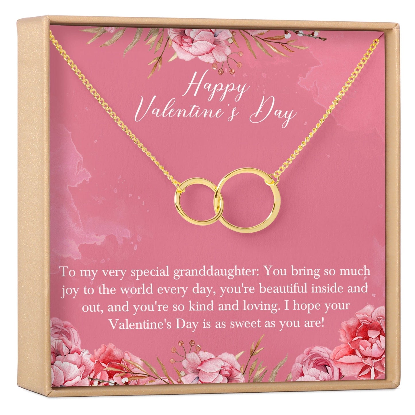 Valentine's Day Gift for Granddaughter Necklace