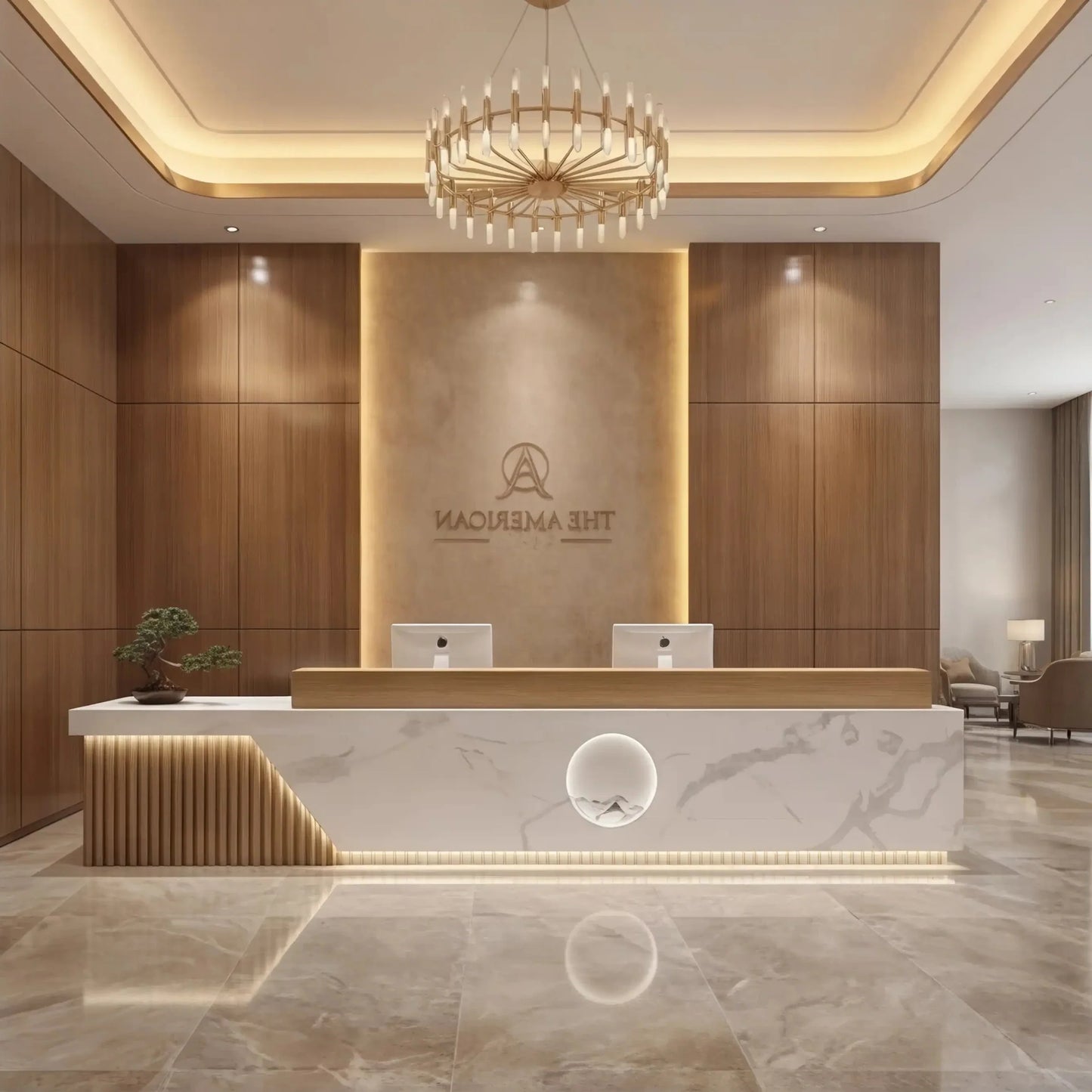 Ovelle · Front Reception Desk