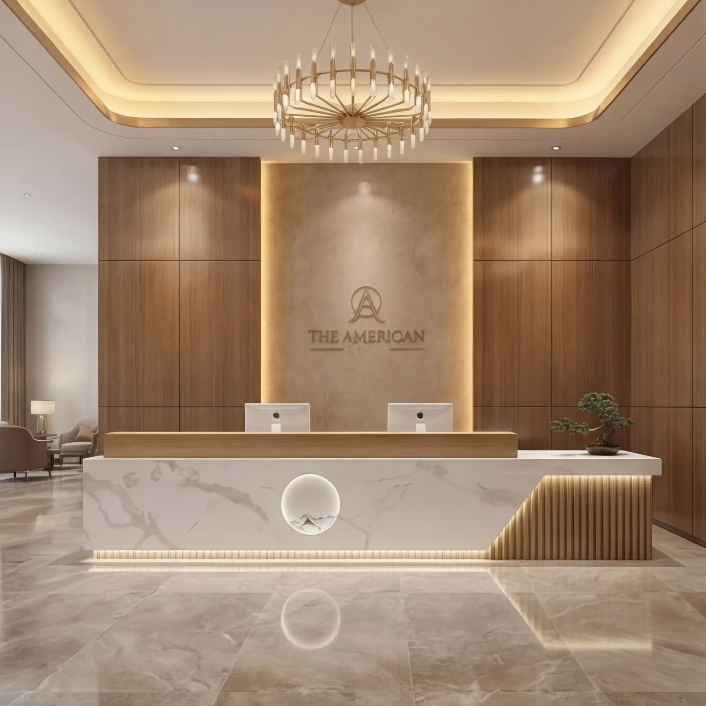 Ovelle · Front Reception Desk
