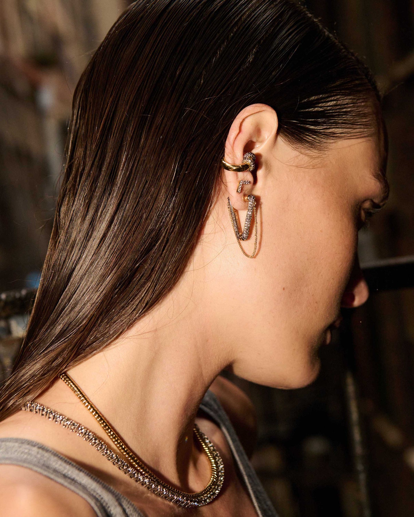 Vera Pavé Mini Earrings