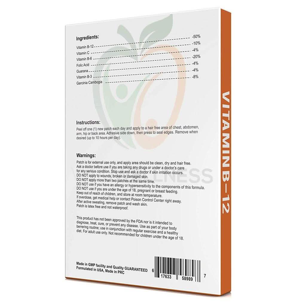 Veru Wellness Vitamin B12 Patch for Energy Boost