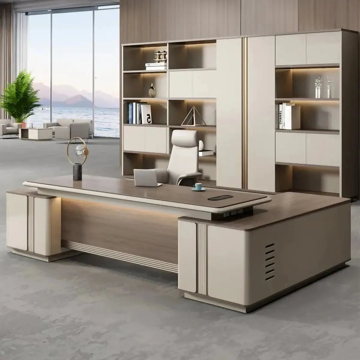 Stanford · Modern Executive L-Shaped Desk