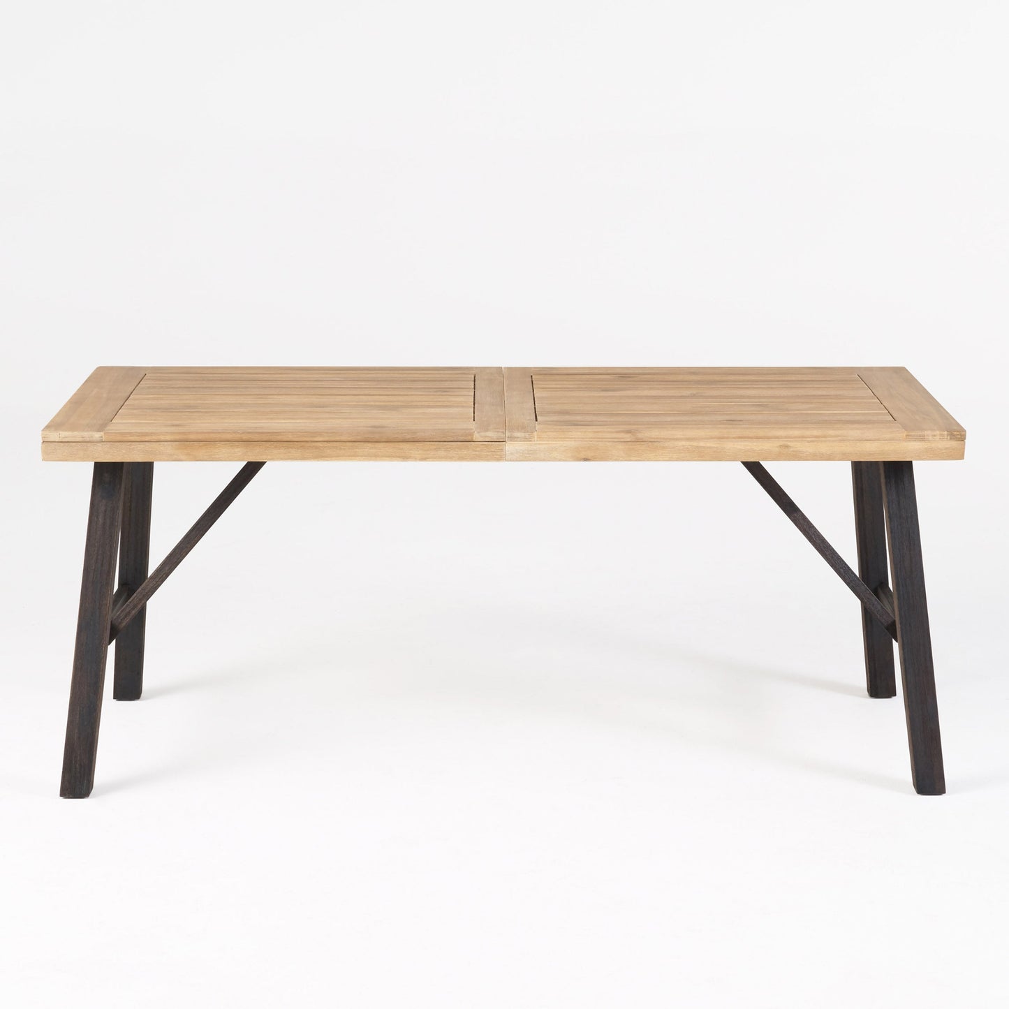 Bettina Dining Table with Slat Panel Design