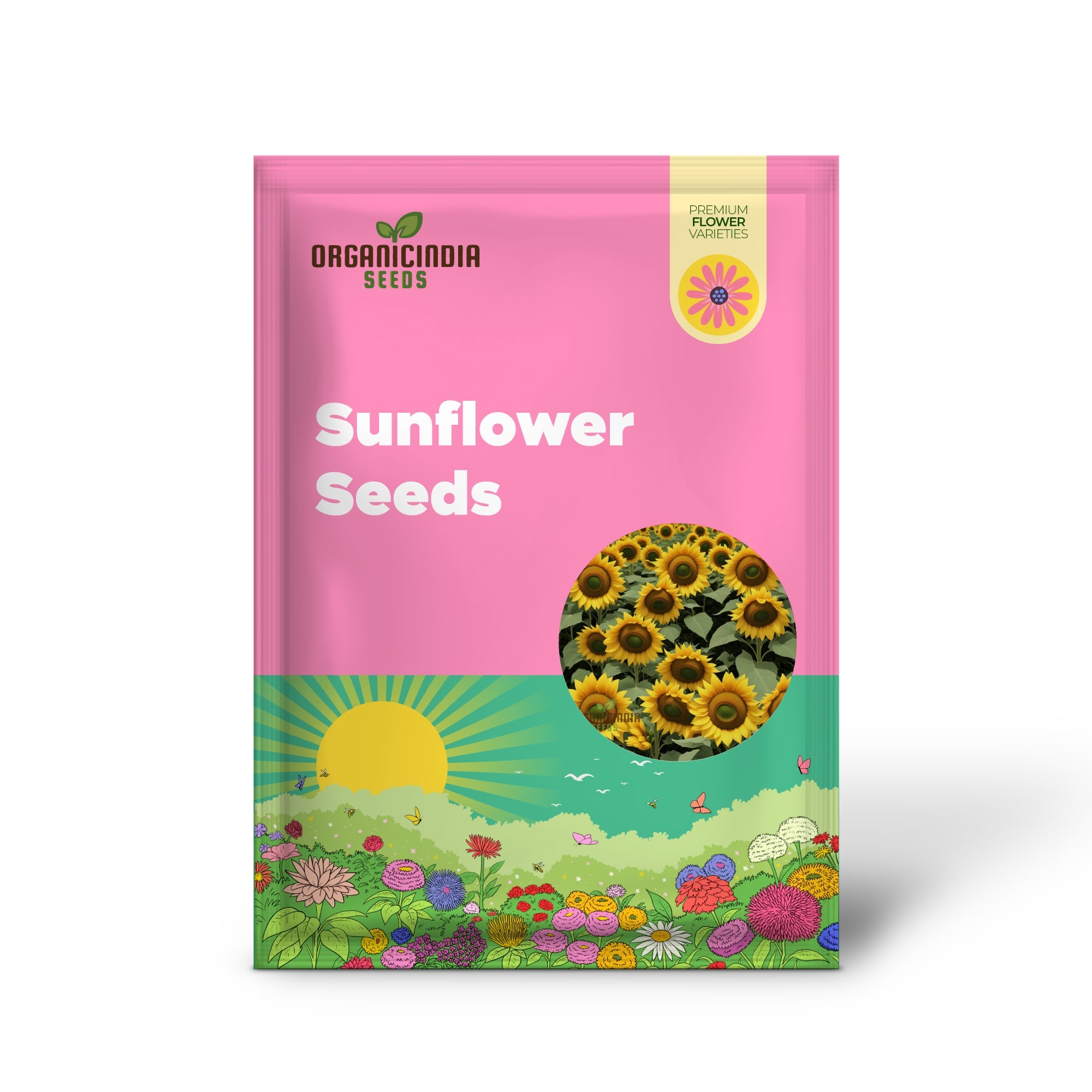 Sunflower Seeds – Tall Growing Variety for Vibrant Garden Blooms
