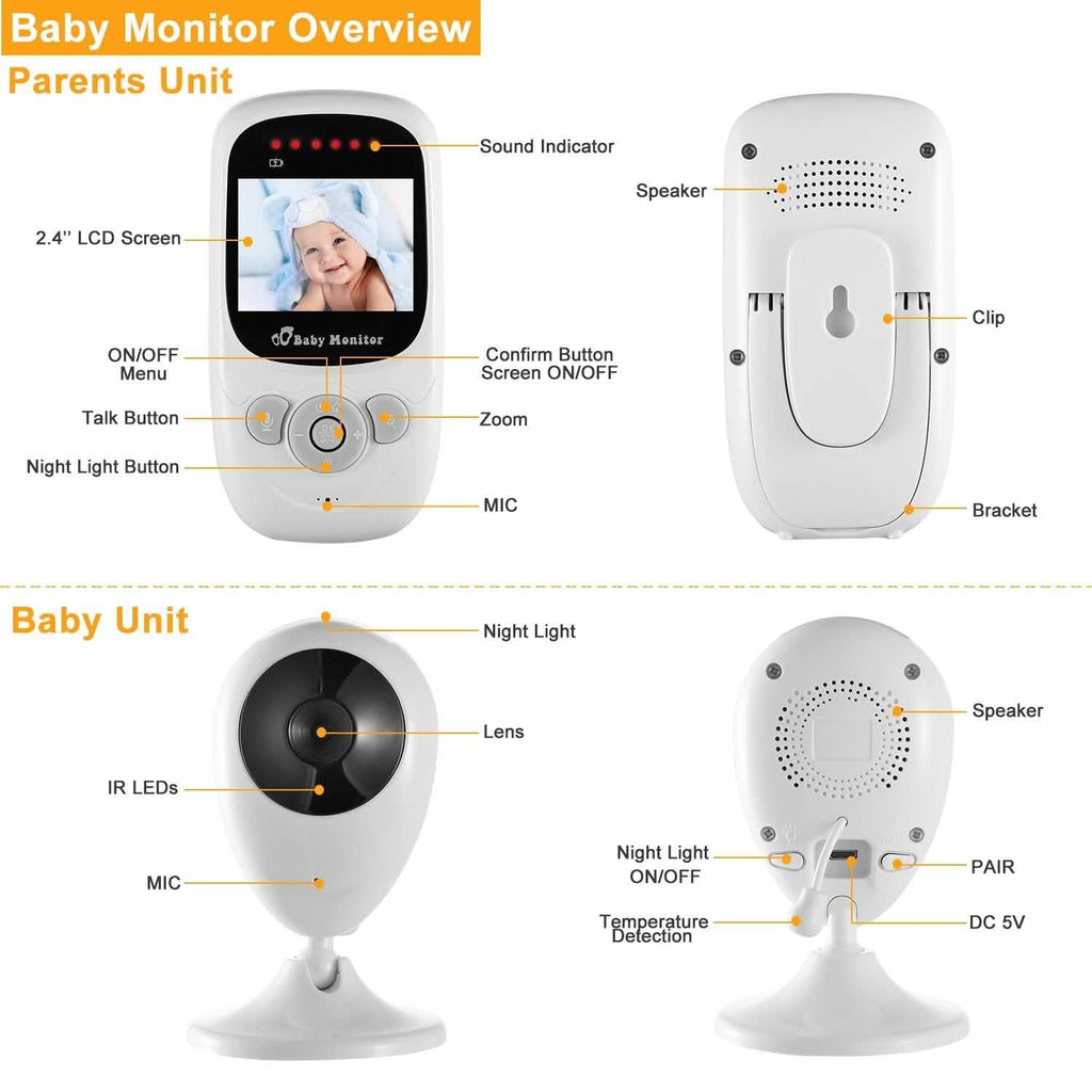 Video Baby with Digital Camera Infrared Night Viion