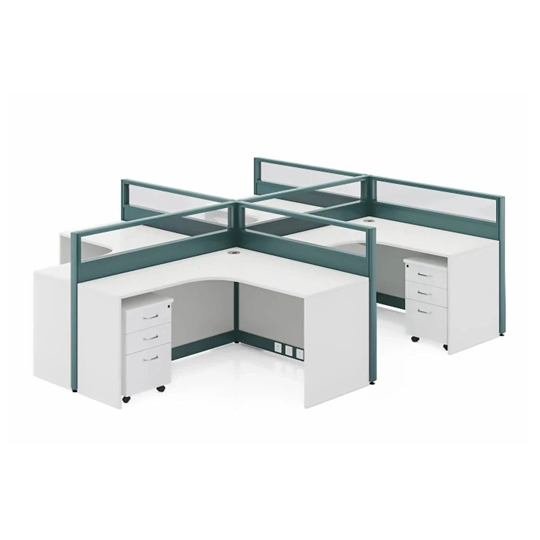 Trevik · L-Shaped Cubicle Workstation