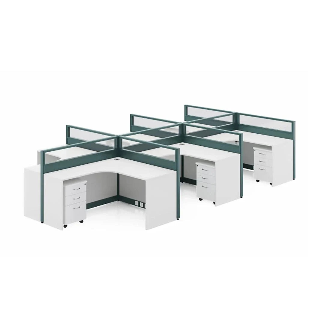 Trevik · L-Shaped Cubicle Workstation