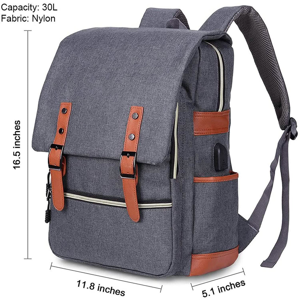Sac à dos vintage pour ordinateur portable