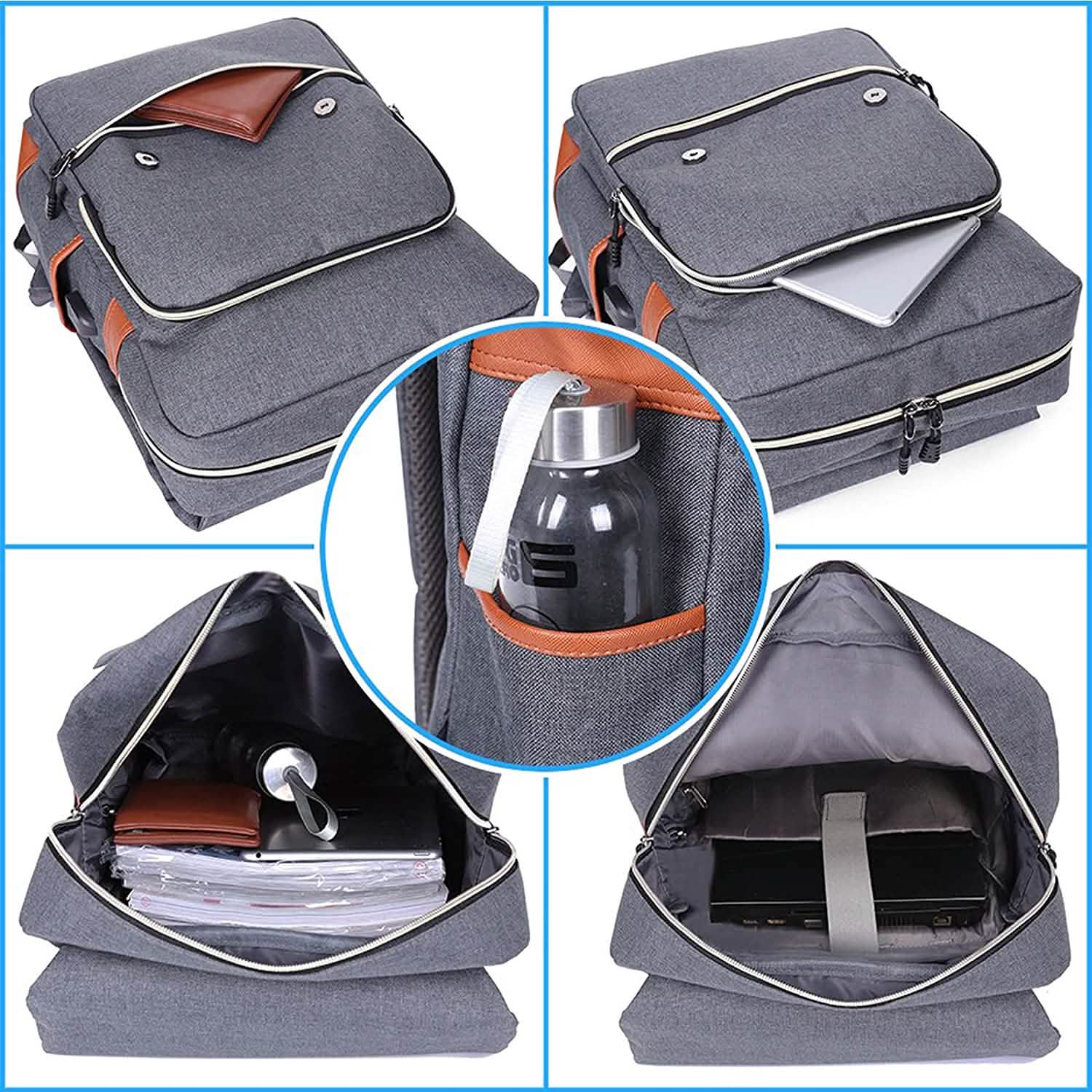 Sac à dos vintage pour ordinateur portable