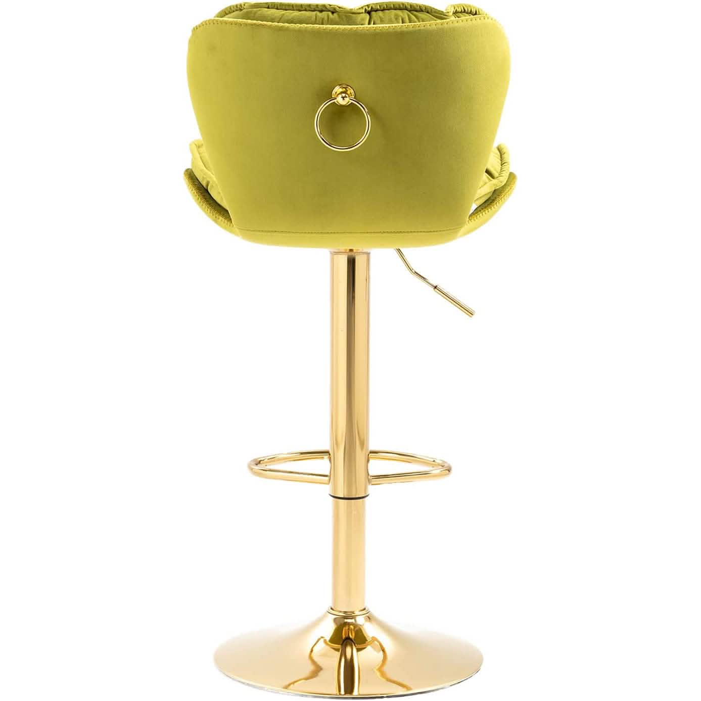 Vintage Swivel Velvet Bar Stools