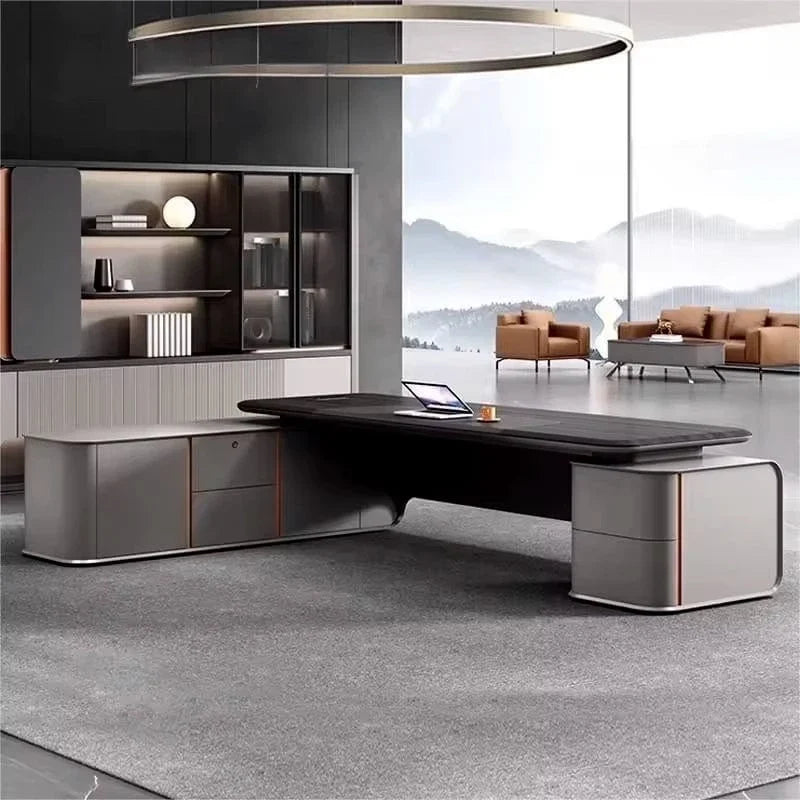 Canon · Modern L-Shaped Executive Desk
