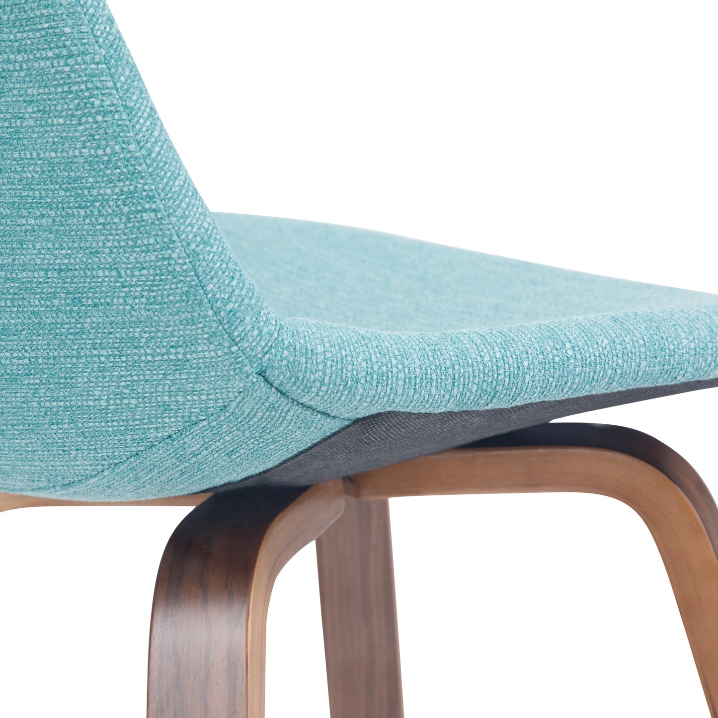 Randolph 28 Inch Seat Height Bentwood Counter/Bar Height Stool in Aqua
