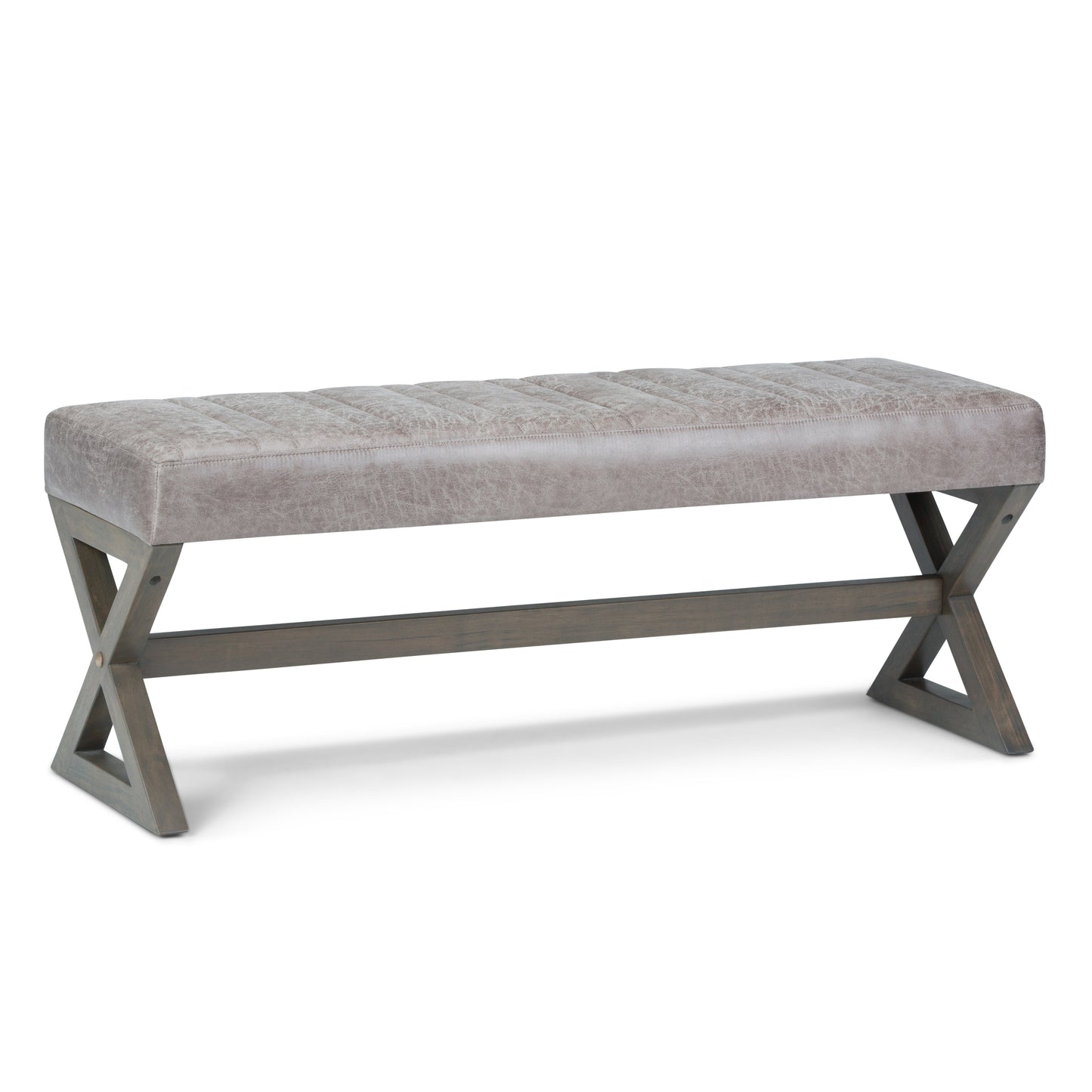 Salinger Large Ottoman Bench - Distressed