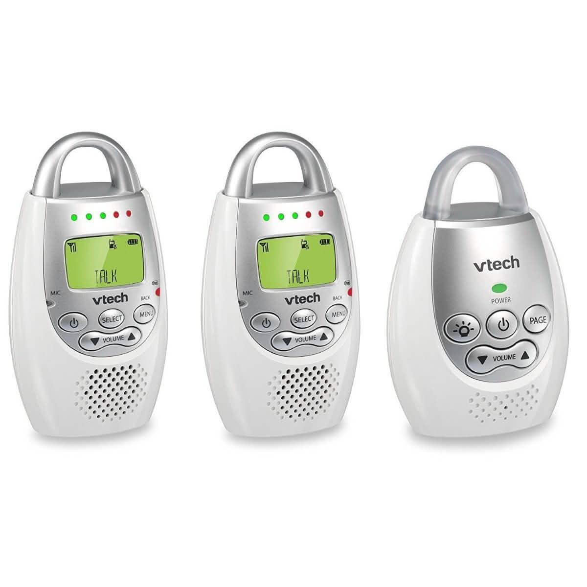 VTech BA72212GY Écoute-bébé audio avec 2 unités parents