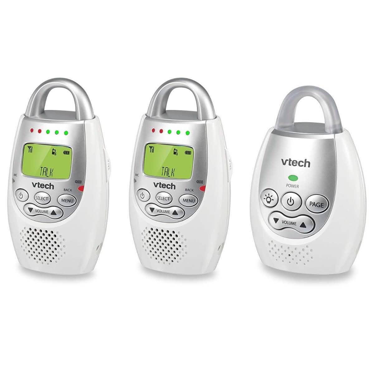 VTech BA72212GY Écoute-bébé audio avec 2 unités parents