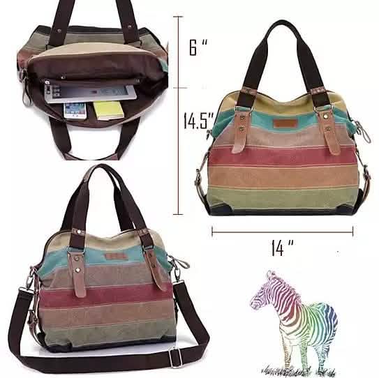Sac à bandoulière en toile Valencia