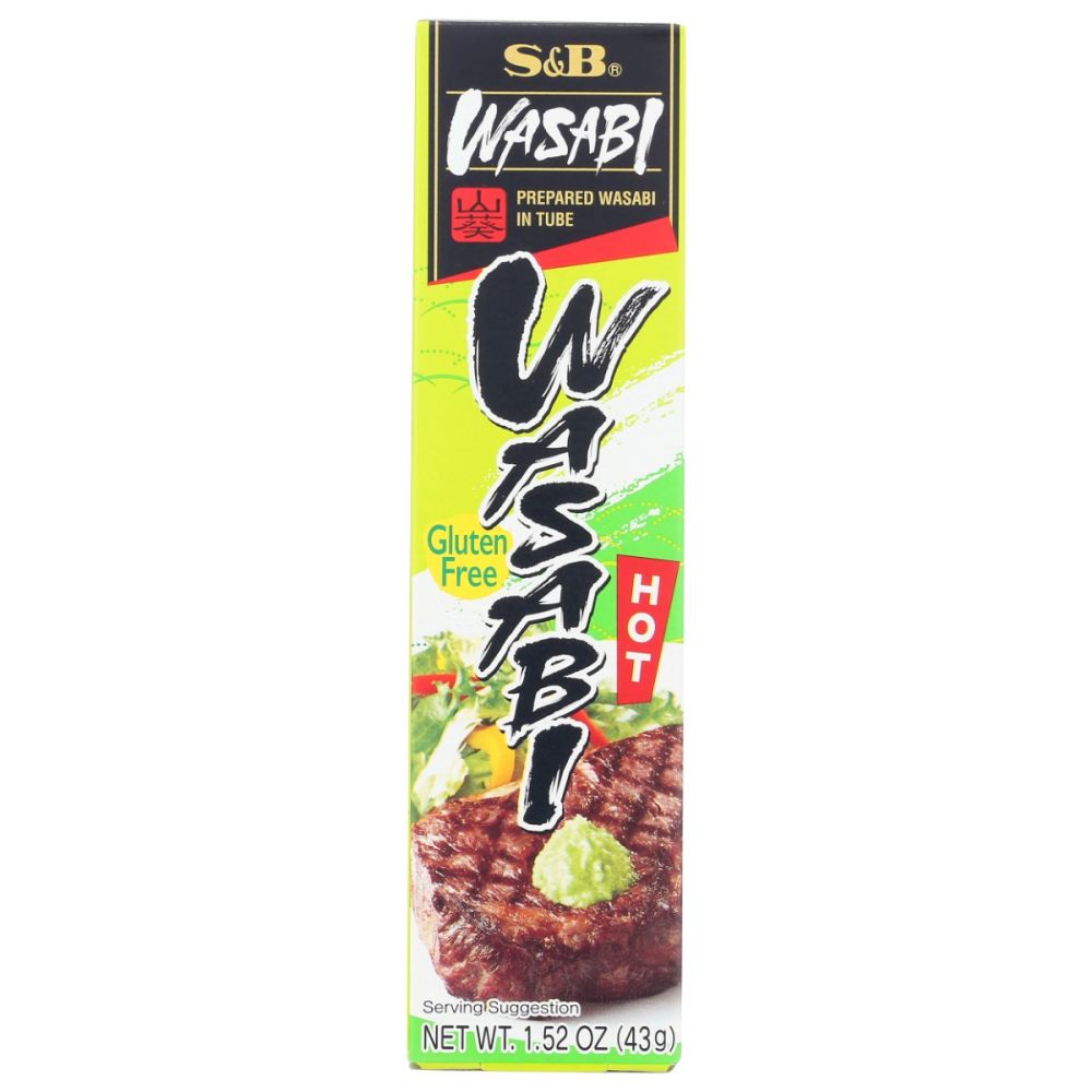 S & B: Prepared Wasabi In Tube, 1.52 oz