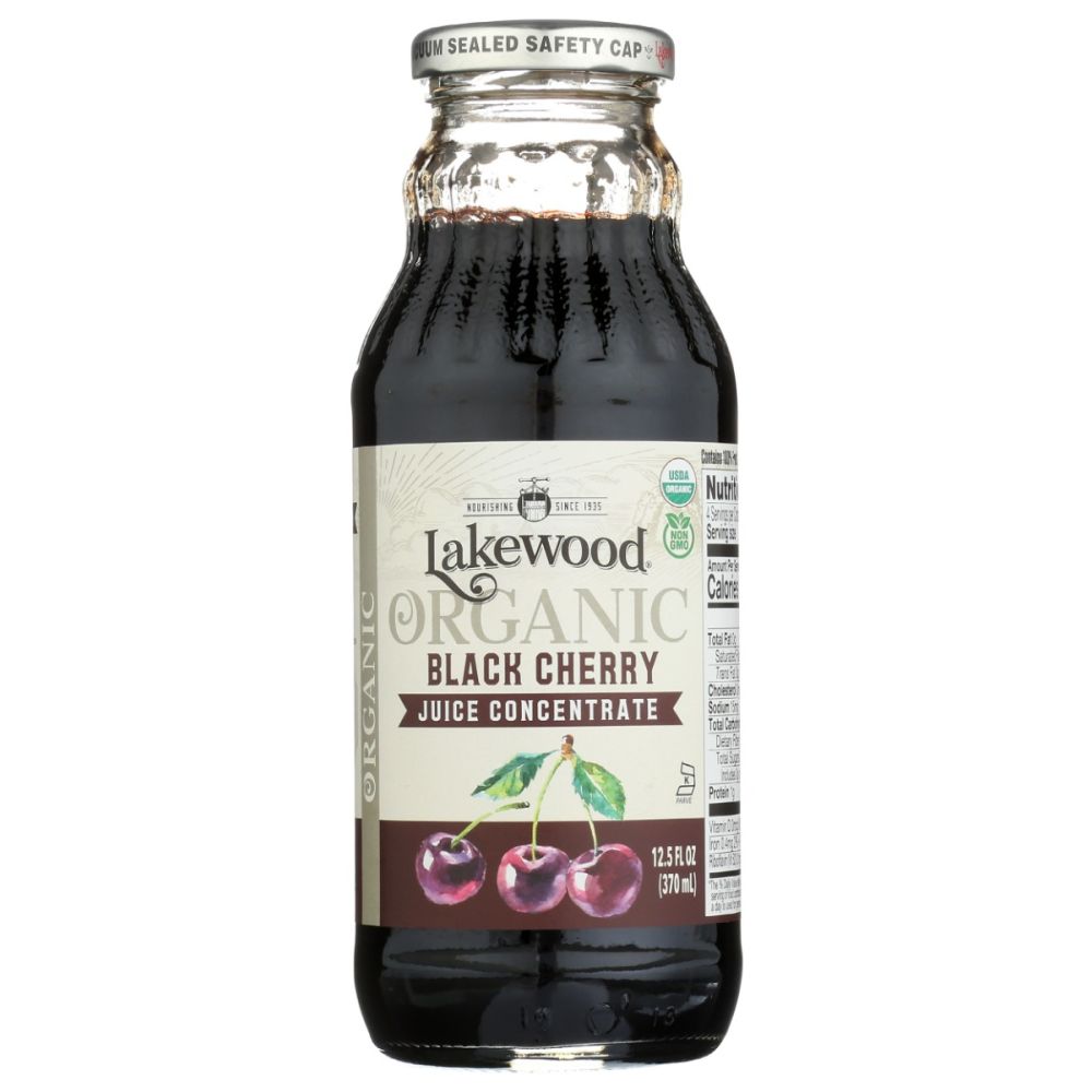 LAKEWOOD: Organic Black Cherry Juice Concentrate, 12.5 fo