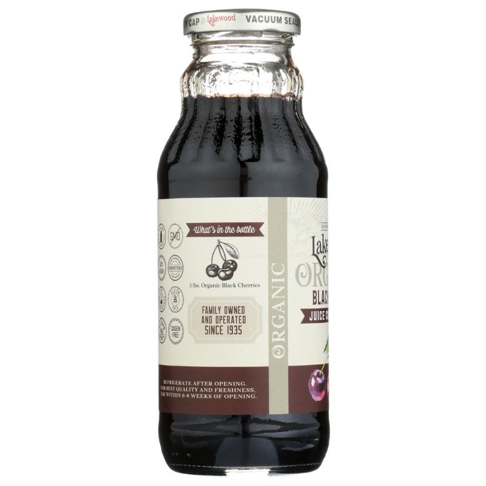 LAKEWOOD: Organic Black Cherry Juice Concentrate, 12.5 fo