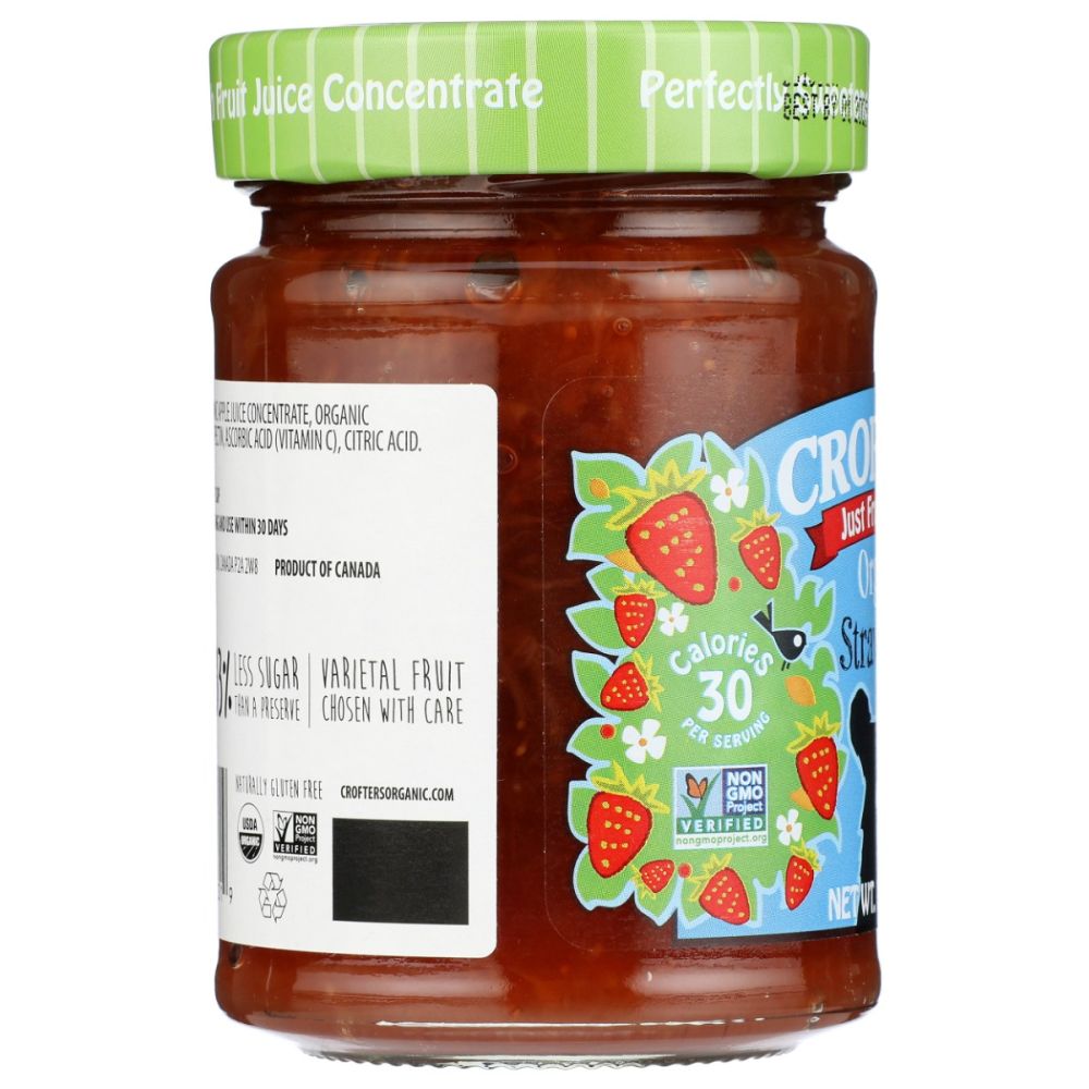 CROFTERS: Just Fruit Spread Strawberry, 10 oz