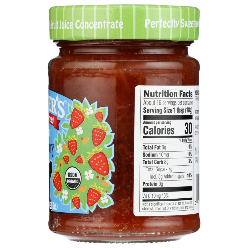 CROFTERS: Just Fruit Spread Strawberry, 10 oz