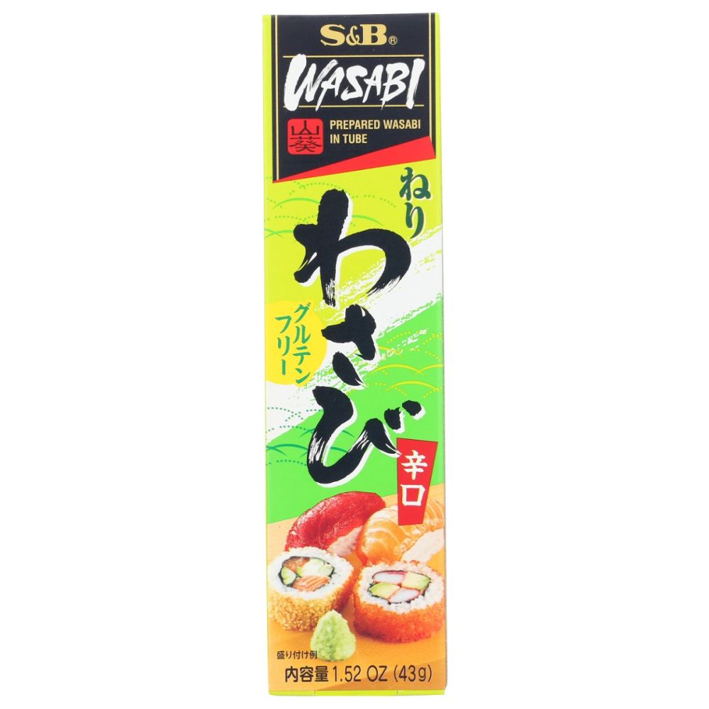 S & B: Prepared Wasabi In Tube, 1.52 oz