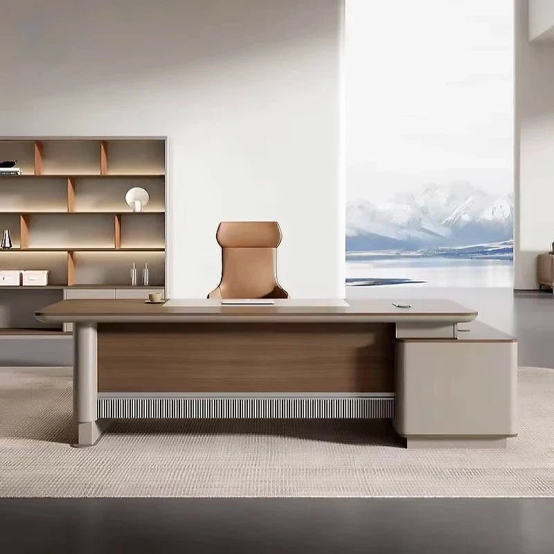 Brinton · Modern L-Shaped Executive Desk