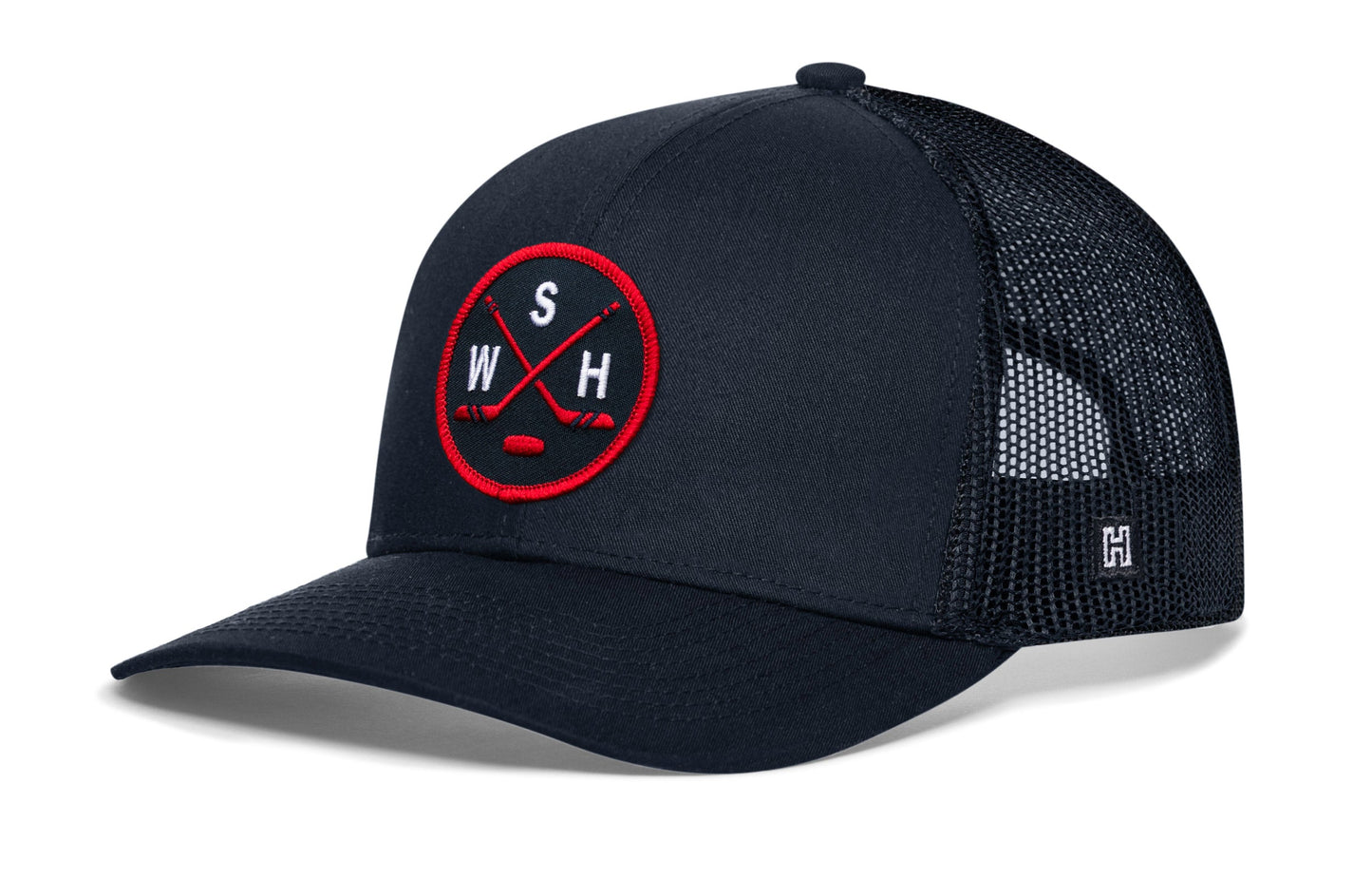 Washington DC Hockey Trucker Hat  |  WSH X Snapback