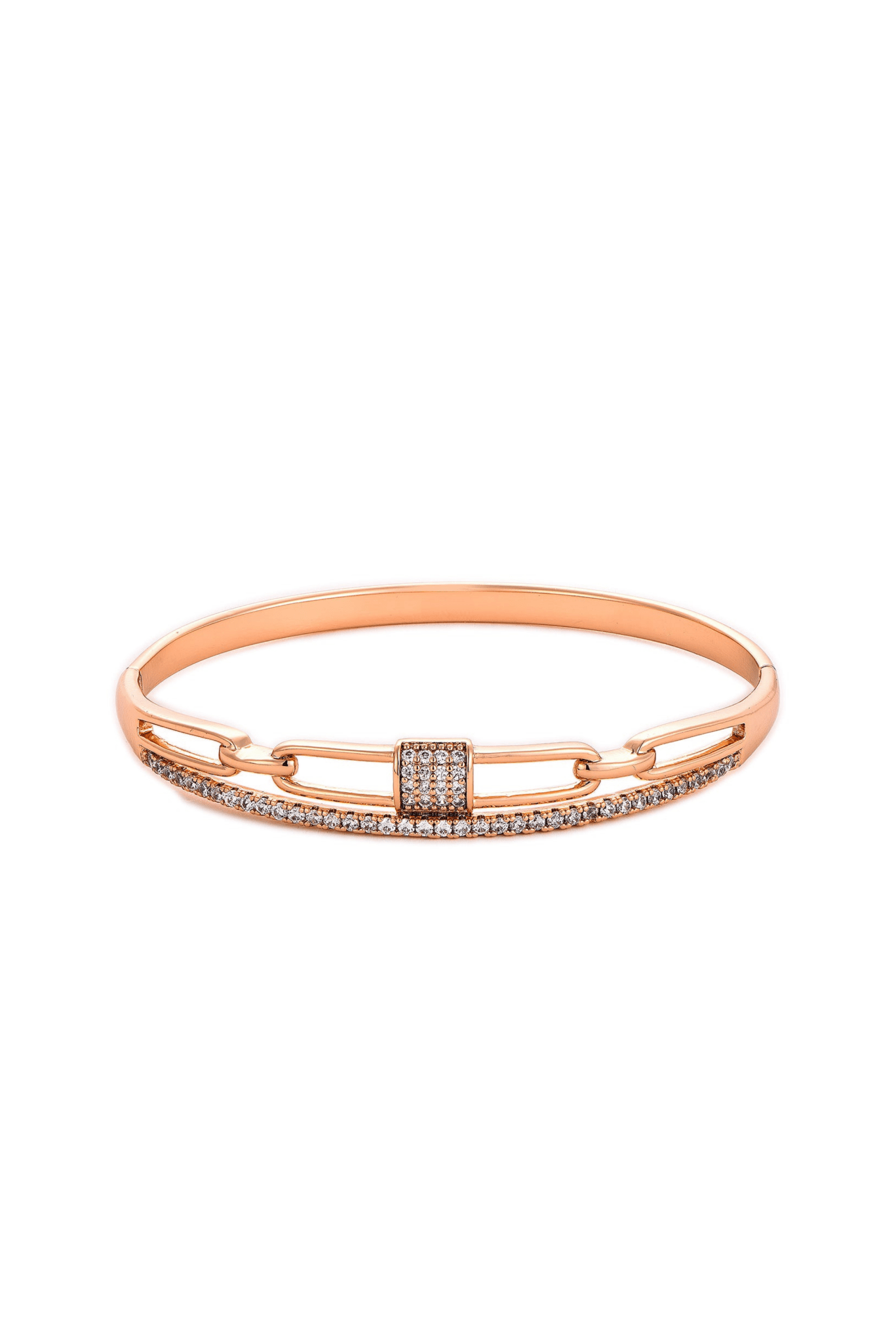 Waterproof 18k Elegant Rose Gold Plated Bracelet