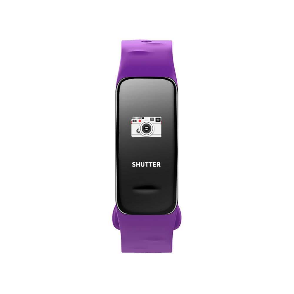 Bracelet intelligent étanche violet moniteur de fréquence cardiaque d'activité physique