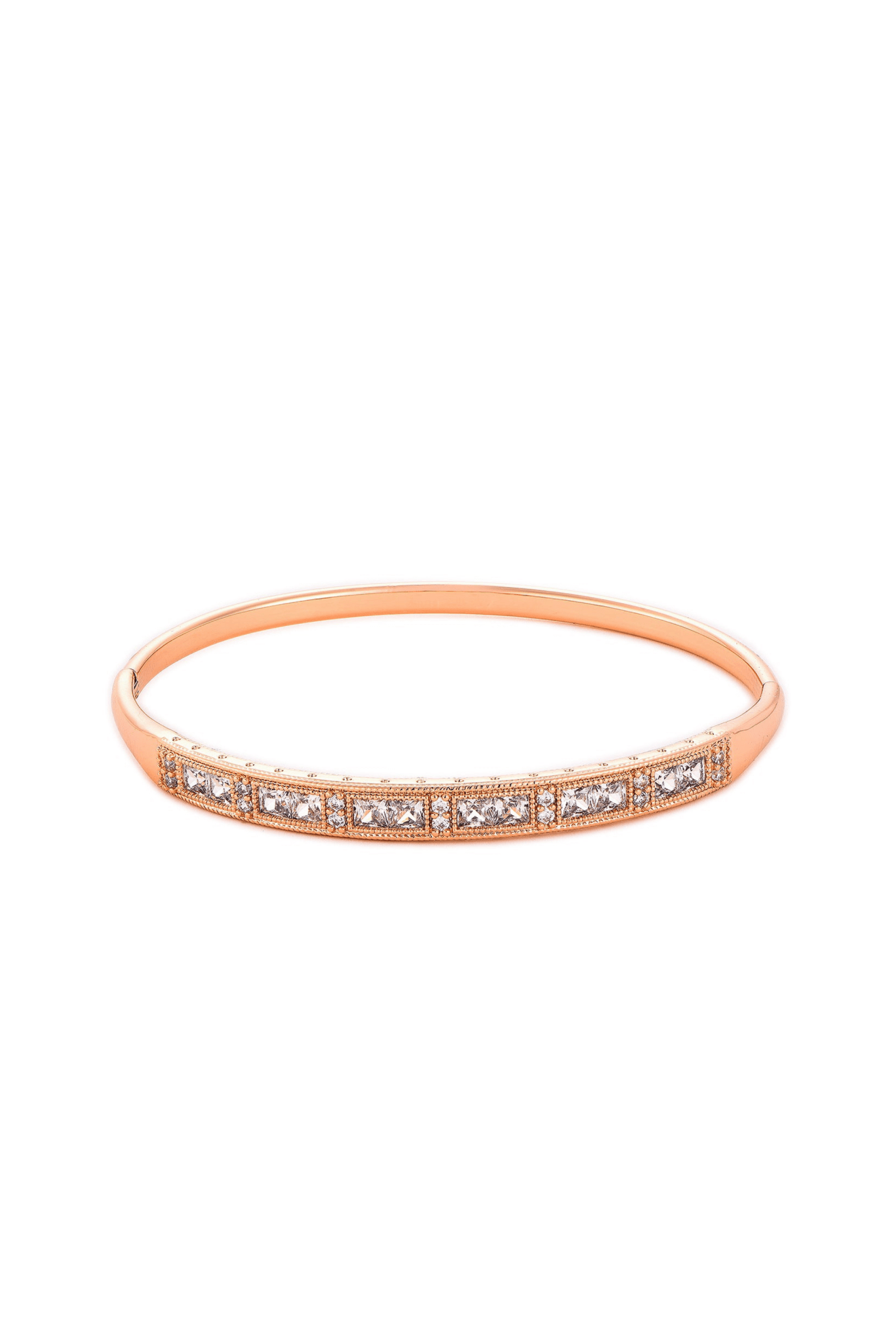 Waterproof Rose Gold Plated Diamond Bracelet