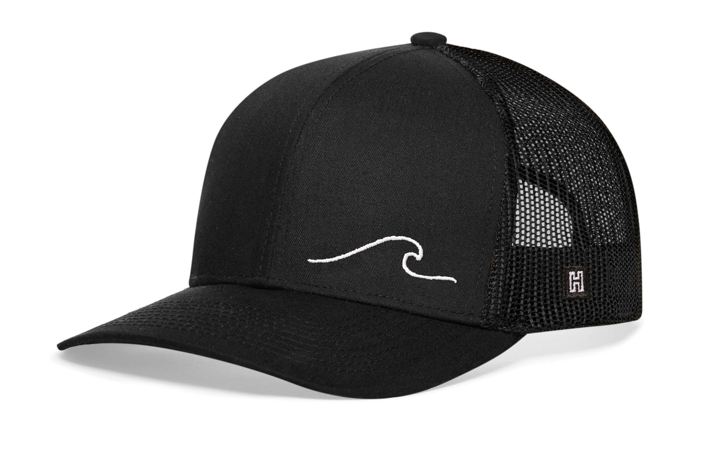 Wave Trucker Hat  |  Beach Snapback