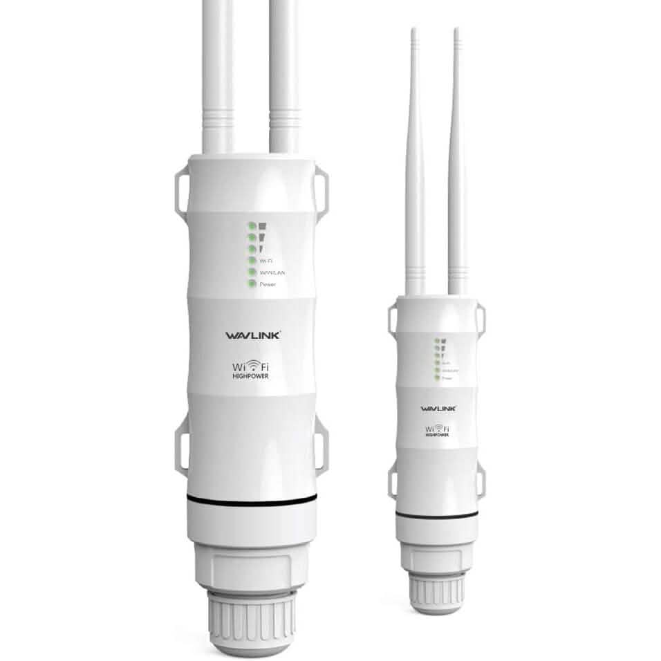 WAVLINK 屋外用WiFiレンジエクステンダー AC600 高出力防水屋外WiFiエクステンダー（リファービッシュ品）