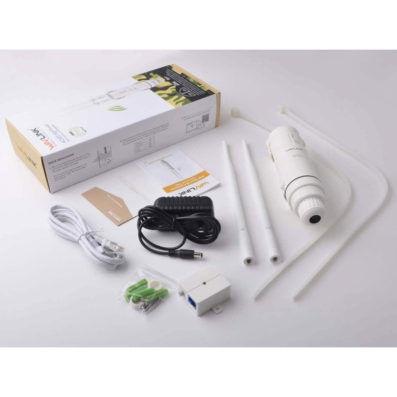 WAVLINK 屋外用WiFiレンジエクステンダー AC600 高出力防水屋外WiFiエクステンダー（リファービッシュ品）