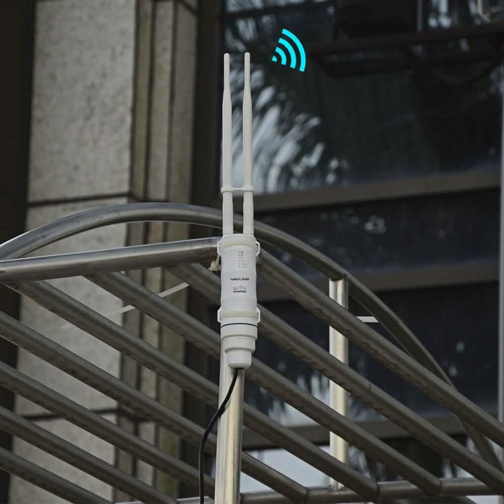 WAVLINK 屋外用WiFiレンジエクステンダー AC600 高出力防水屋外WiFiエクステンダー（リファービッシュ品）