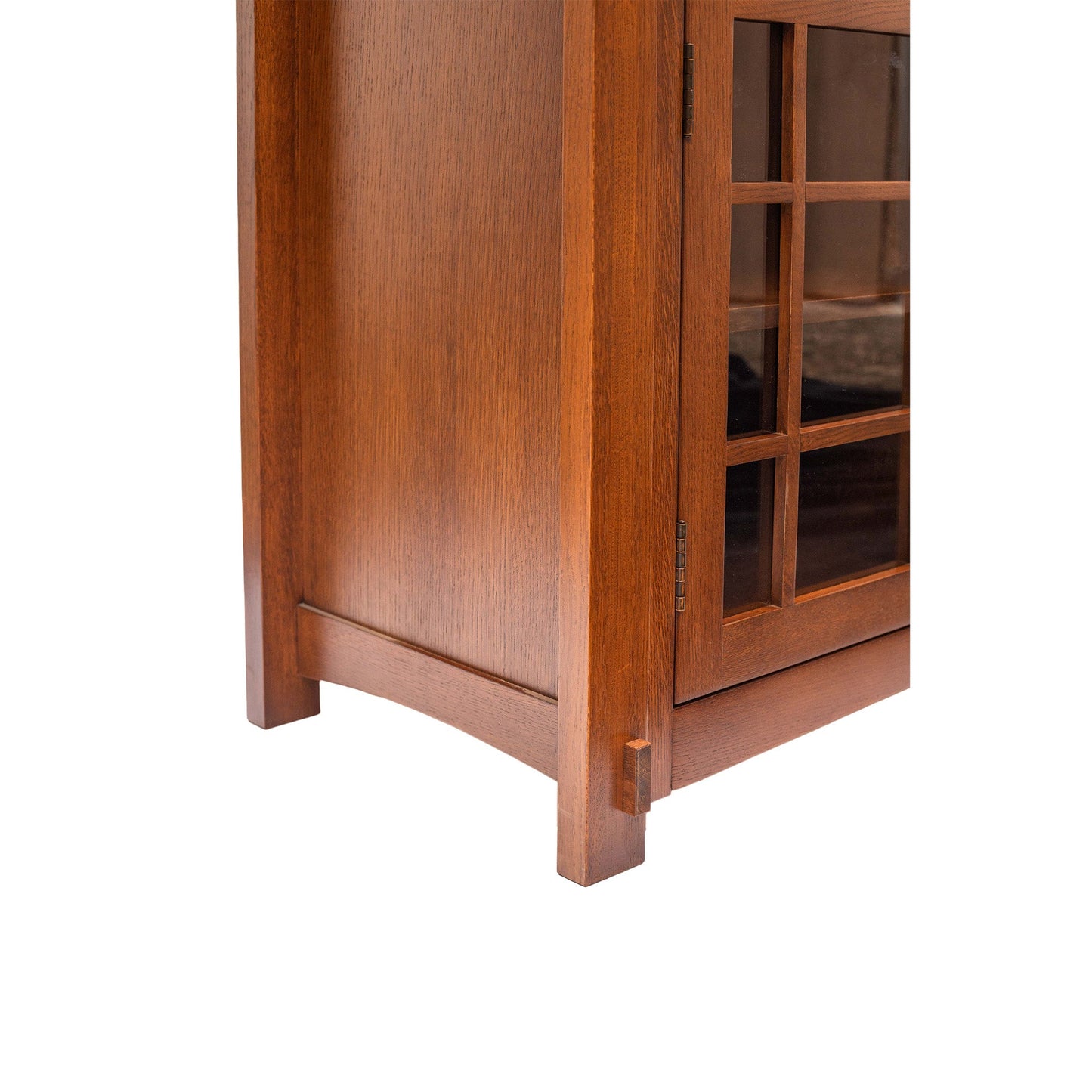 (Micheal's Cherry) Craftsman Mission Solid Oak Sideboard - 65"