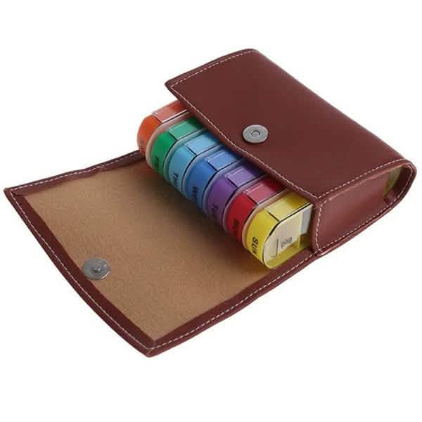 Boîte de rangement hebdomadaire pour pilules