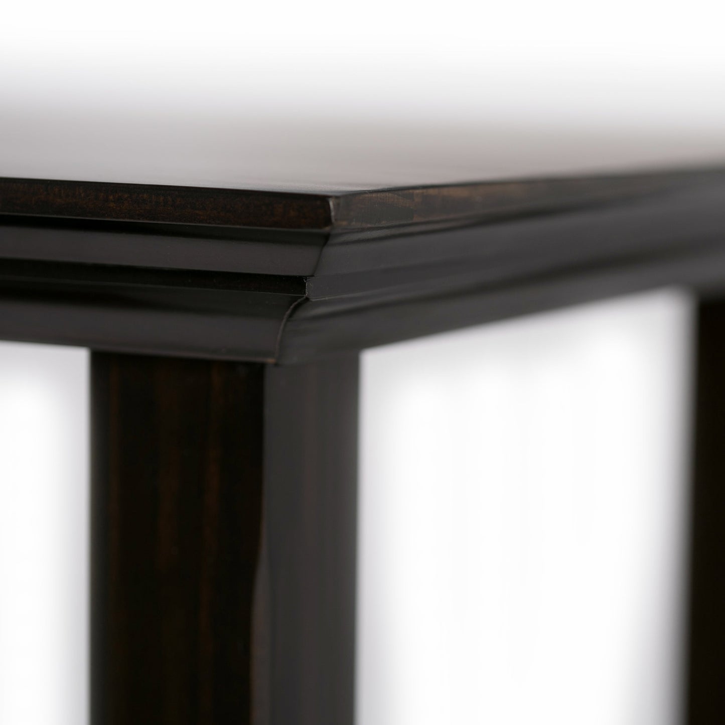 Amherst 48 Inch Wide Solid Wood Console Sofa Table in Hickory