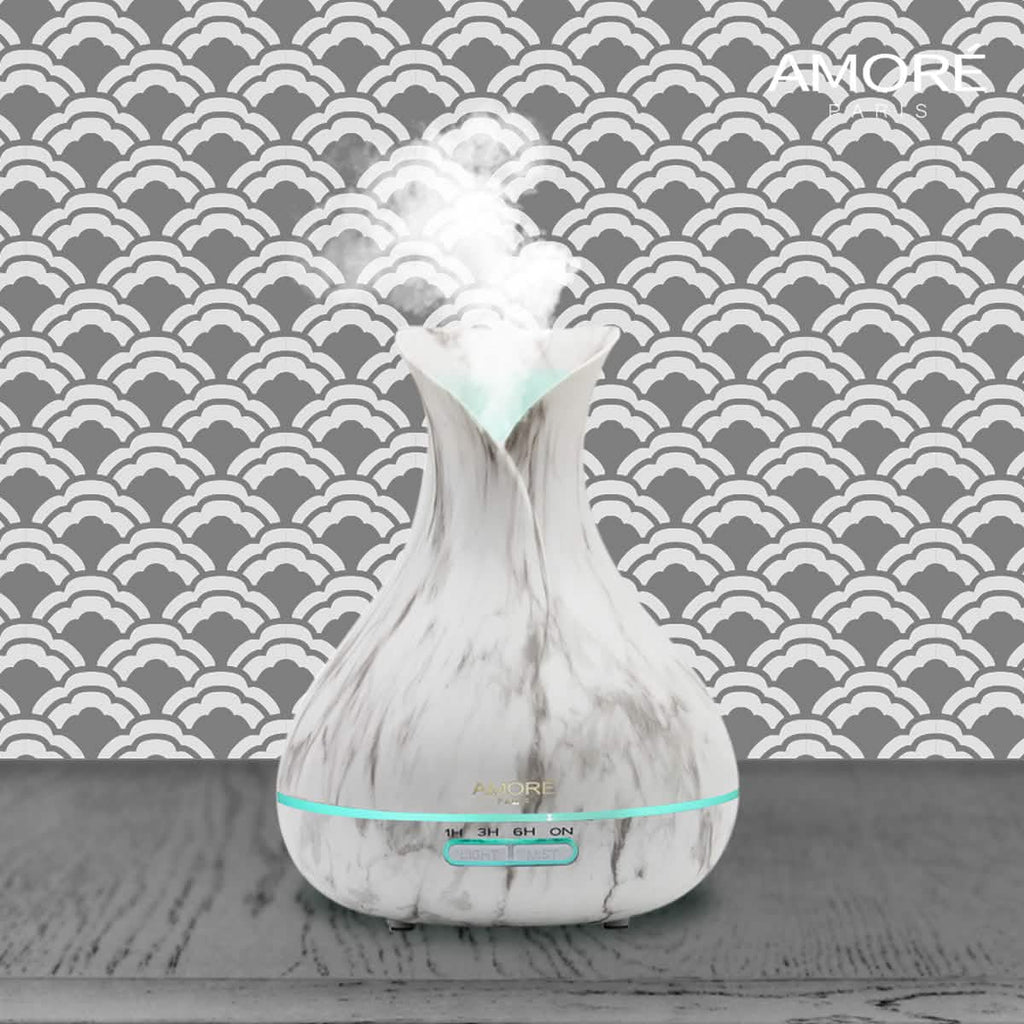 White Marble 300ml Ultrasonic Aroma Diffuser