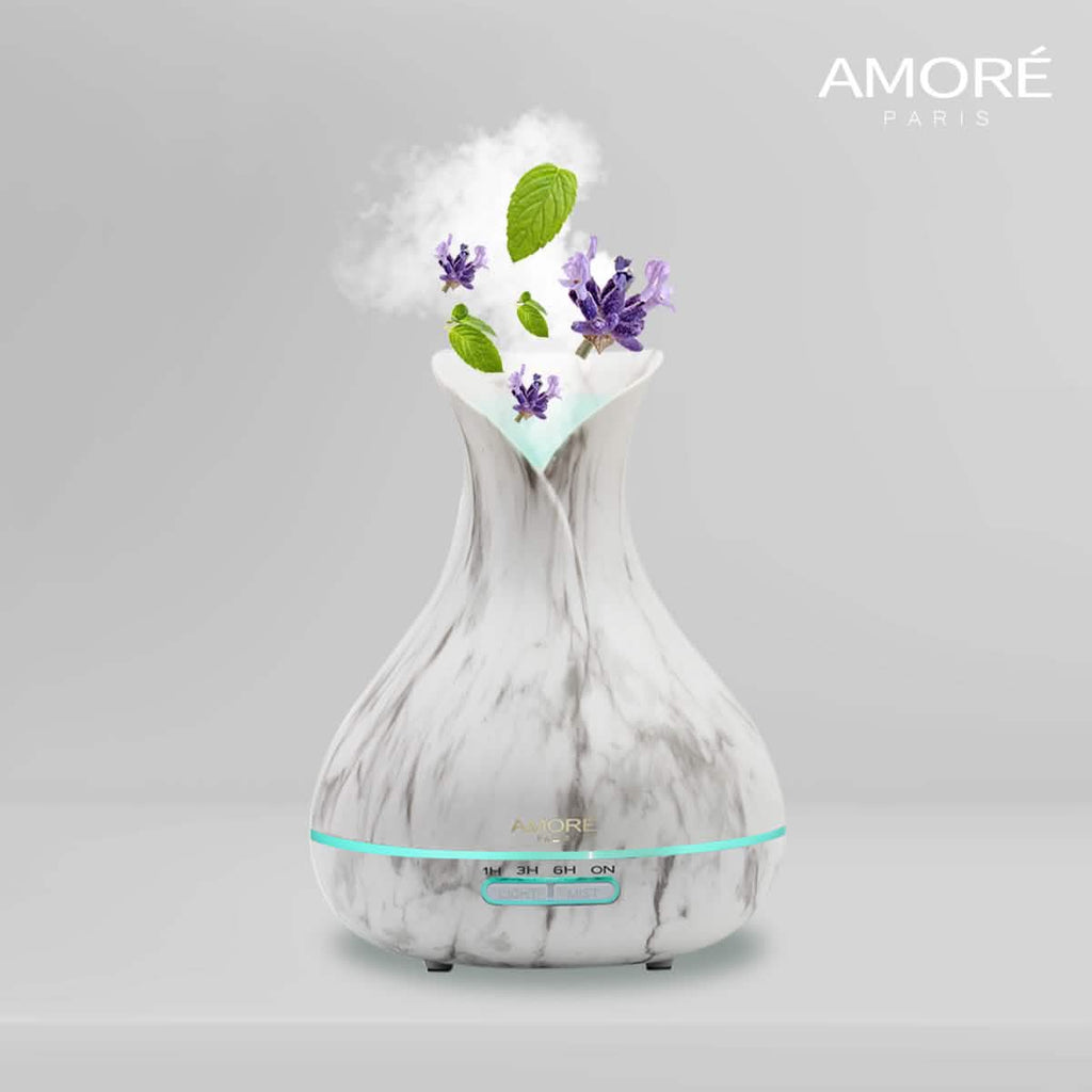 White Marble 300ml Ultrasonic Aroma Diffuser