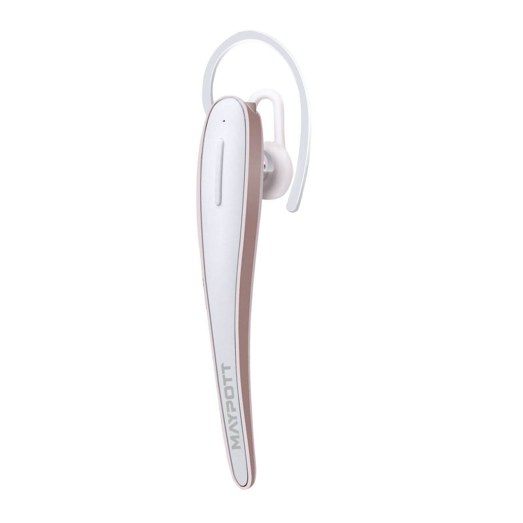 Écouteurs sport stéréo sans fil Bluetooth 4.1 blancs
