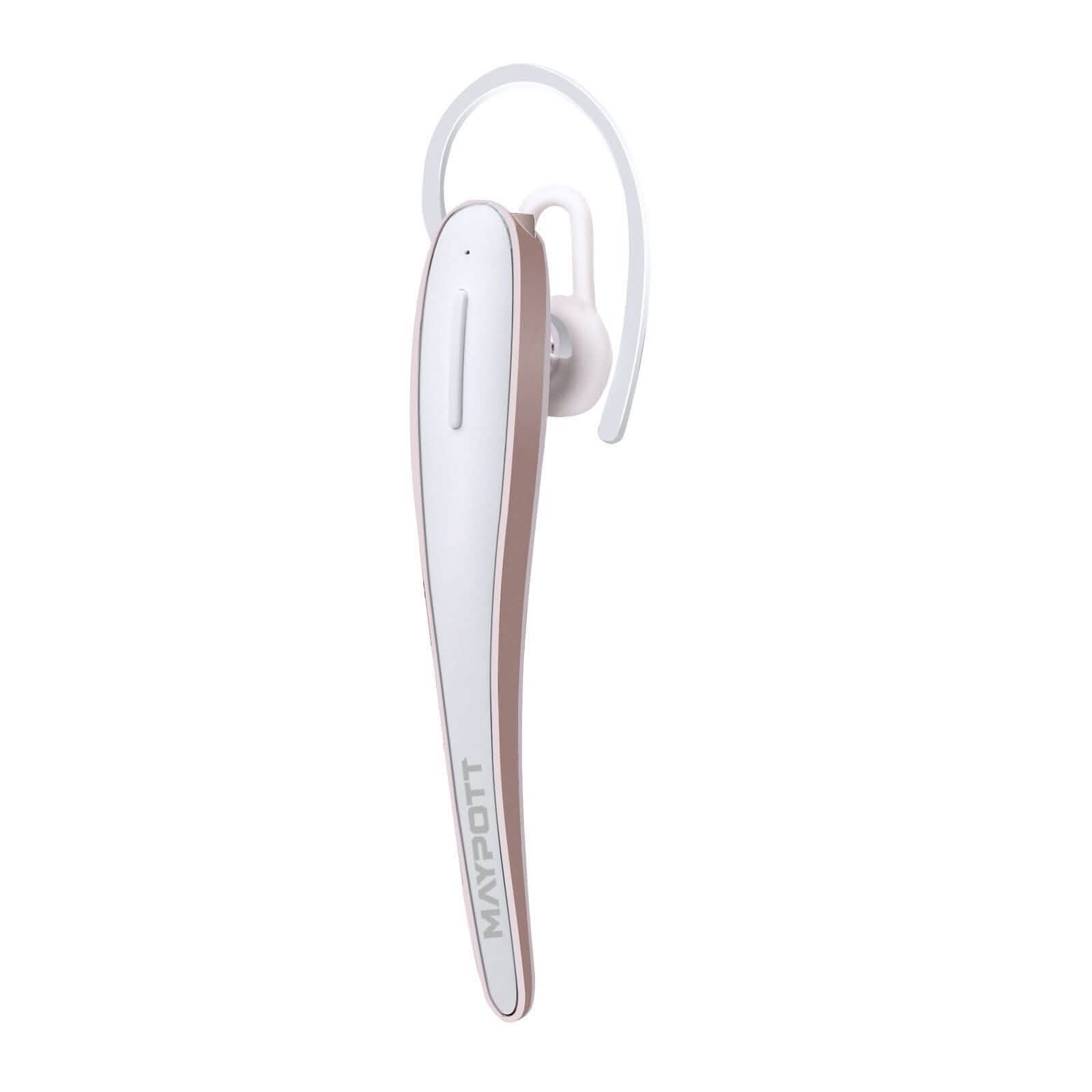 Écouteurs sport stéréo sans fil Bluetooth 4.1 blancs