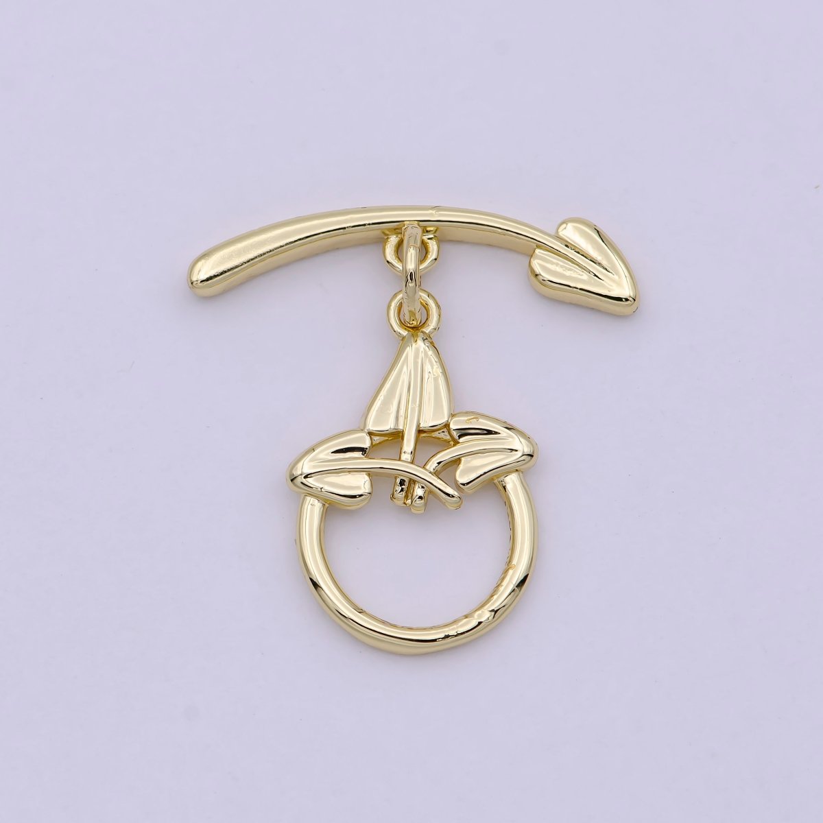 Wholesale Gold Toggle Clasp, Arrow OT Clasp Fancy Design OT Clasp Bulk Supply for Bracelet Necklace Component L-628
