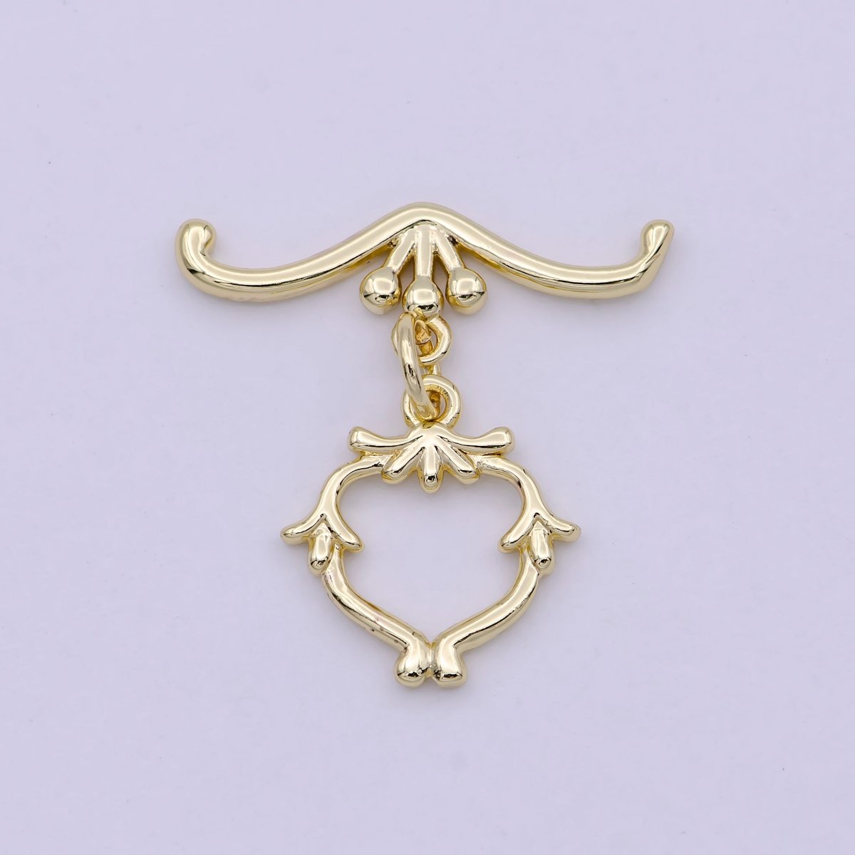 Wholesale Gold Toggle Clasp, Gold OT Clasp Fancy Design OT Clasp Bulk Supply for Bracelet Necklace Component L-619