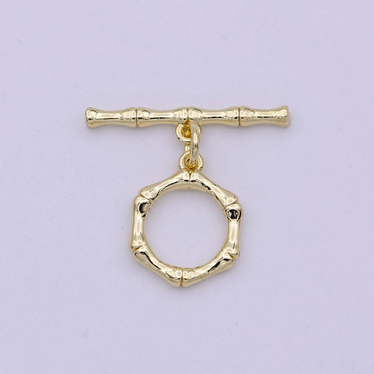 Wholesale Gold Toggle Clasp, Gold OT Clasp Fancy Design OT Clasp Bulk Supply for Bracelet Necklace Component L-620