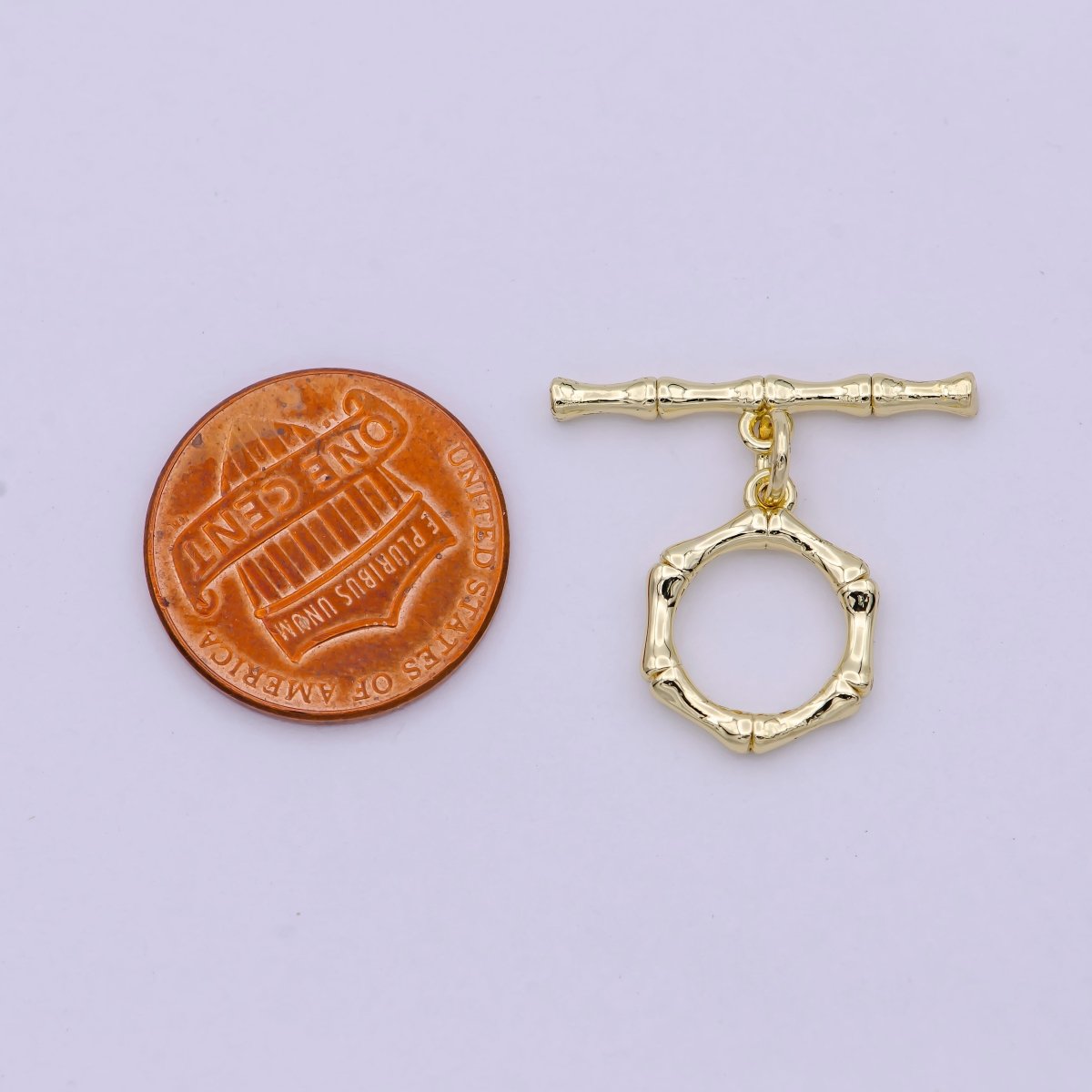 Wholesale Gold Toggle Clasp, Gold OT Clasp Fancy Design OT Clasp Bulk Supply for Bracelet Necklace Component L-620