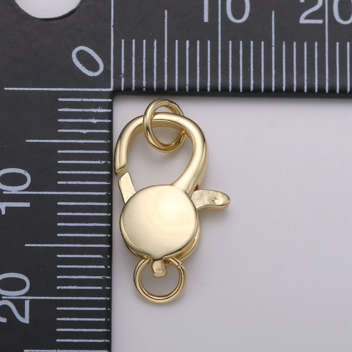 Wholesale Lobster Clasp 14k Gold Filled, Lobster Claw with Jump Ring for Jewelry Necklace Bracelet Anklet Making, Size 20mmx10mm K-837 K-838