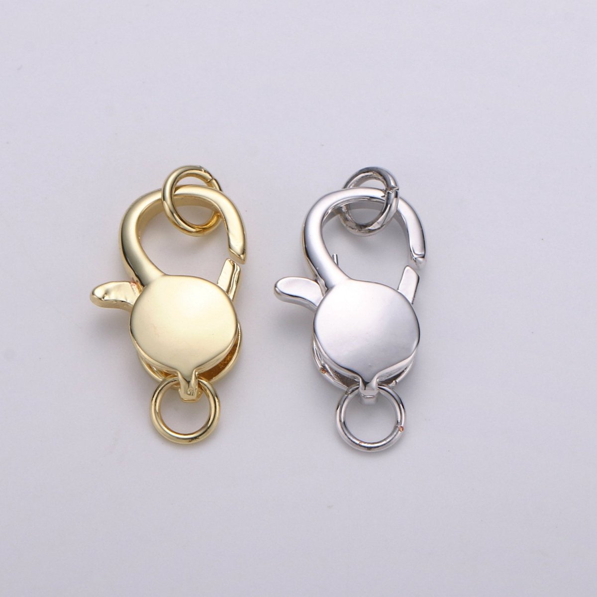 Wholesale Lobster Clasp 14k Gold Filled, Lobster Claw with Jump Ring for Jewelry Necklace Bracelet Anklet Making, Size 20mmx10mm K-837 K-838